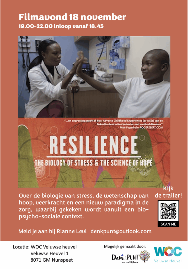 woc nunspeet, filmavond resilience, Rianne Levi, documentaire, trauma