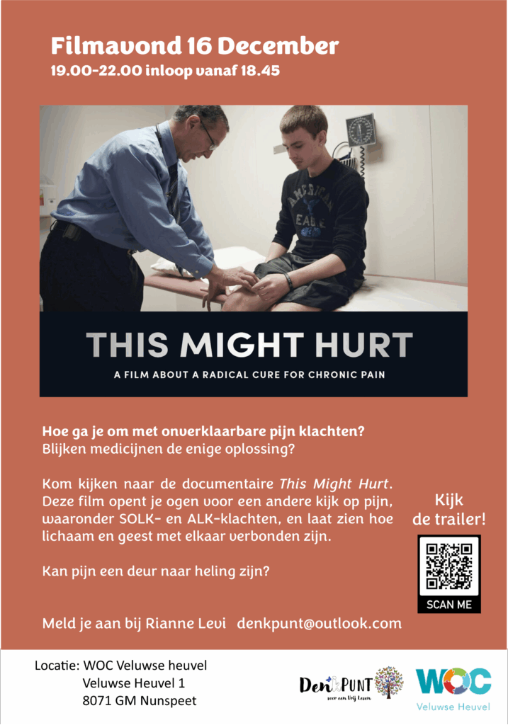 this might hurt, filmavond, solk klachten, trauma, documentaire, nunspeet
